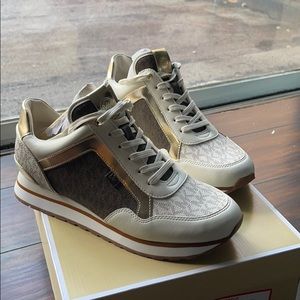 Michael Kors Maddy Trainer Mini MK Logo PVC